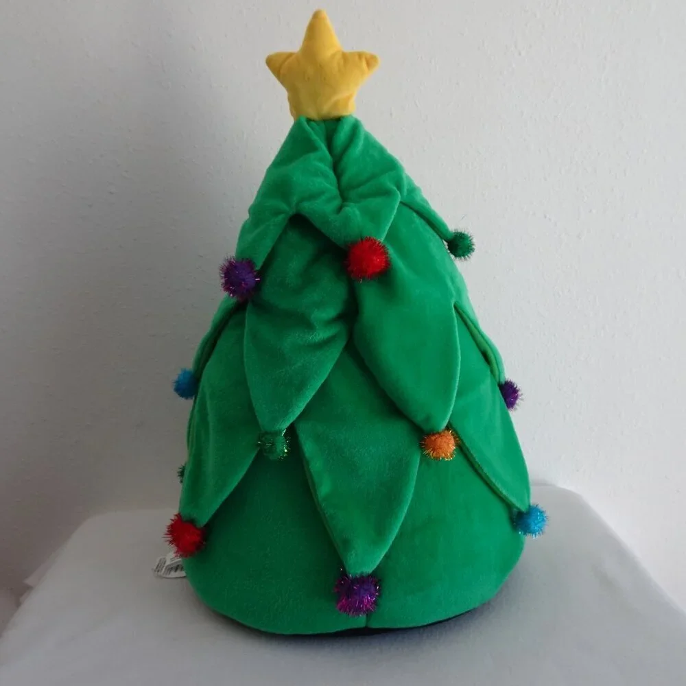Christmas Tree Dog Cat House Pet Hut Cave Hiding Spot Cozy Area Travel